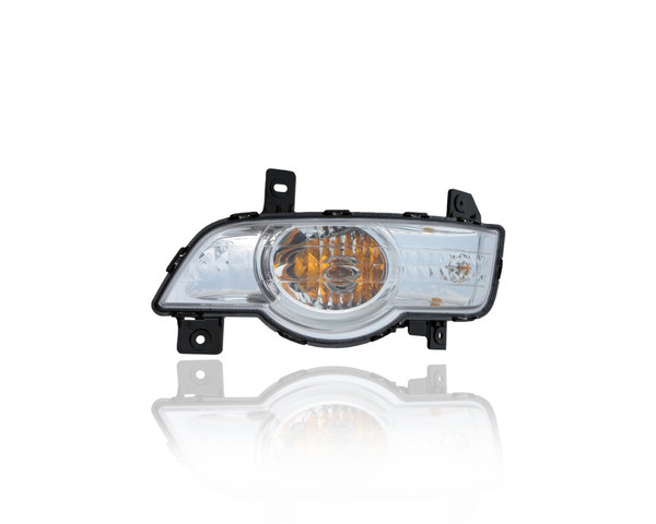 Turn Signal Light Assembly - Compatible/Replacement for '09-12 Chevrolet Traverse - Halogen, On Bumper - Left Hand - Driver - 20794799