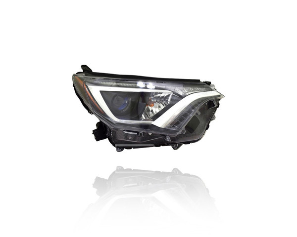 Headlight Assembly For 16-18 Toyota RAV4/Hybrid-LE/XLE/Japan-Build (Exclude SE/Limited/Platinum) - Halogen - Right Hand / Passenger - 8113042640