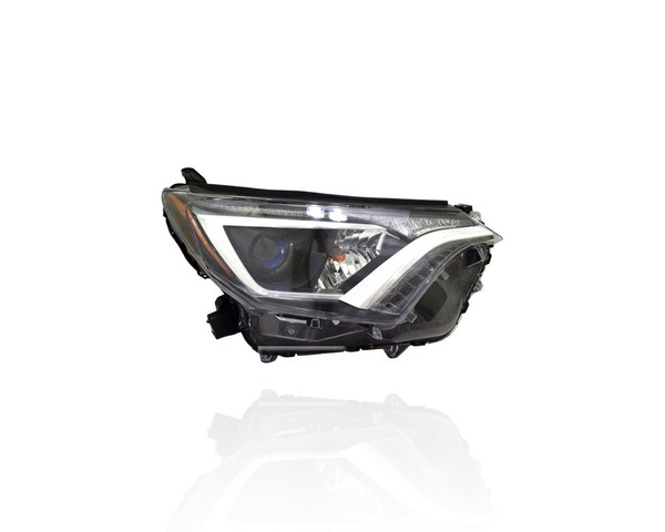Headlight Assembly For 16-18 Toyota RAV4/Hybrid-LE/XLE/Japan-Build (Exclude SE/Limited/Platinum) - Halogen - Right Hand / Passenger - CAPA - 8113042640