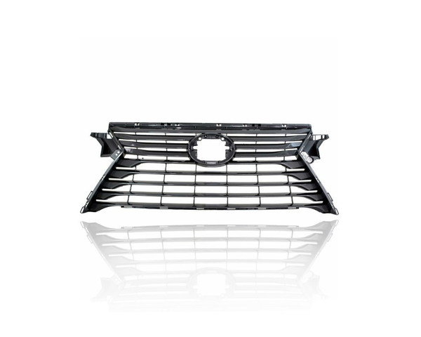 Grille - Compatible/Replacement for '16-19 Lexus RX350/450h Base - Main Upper, Without Sensor and Camera Hole, With Emblem Provision - 531110E170 CAPA
