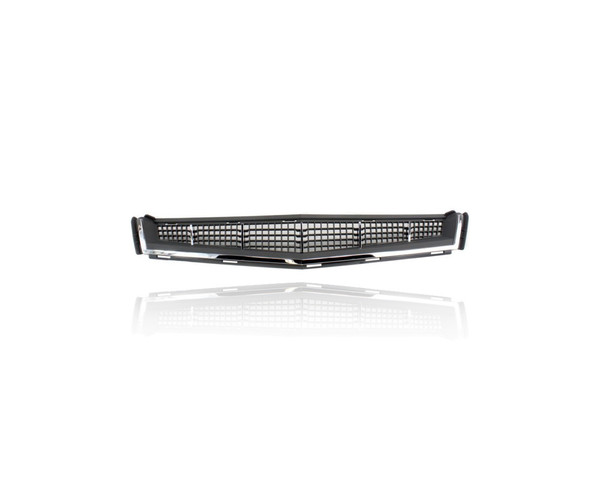 Grille - Compatible/Replacement for '08-11 Cadillac CTS Sedan, 11-11 Coupe, 10-11 Wagon With Halogen - 25896041