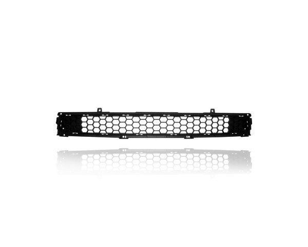 Grille - Compatible/Replacement for '17-19 Kia Soul - Front Bumper Lower, Dark Gray Without Cruise Sensor Port Hole - 86562B2500