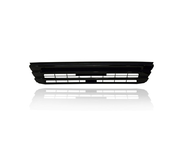 Grille - Compatible/Replacement for '17-19 Toyota Highlander SE - Front Bumper Lower, Black Frame/Insert Without Camera Hole - 531020E100 CAPA