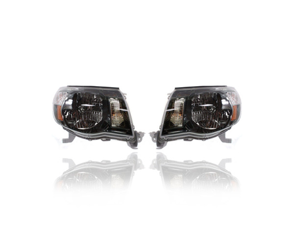 Headlight Assembly For 05-11 Toyota Tacoma 4.0L Prerunner/X-Runner/Base - Left Driver + Right Passenger, Set Pair - 8111004173, 8115004173 - CAPA Certified