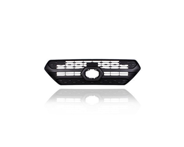 Grille - Compatible/Replacement for '19-23 Toyota RAV4 Adventure/Trail/TRD Offroad - Black Without Sensor & Camera Hole, With Emblem Provision - 531110R120