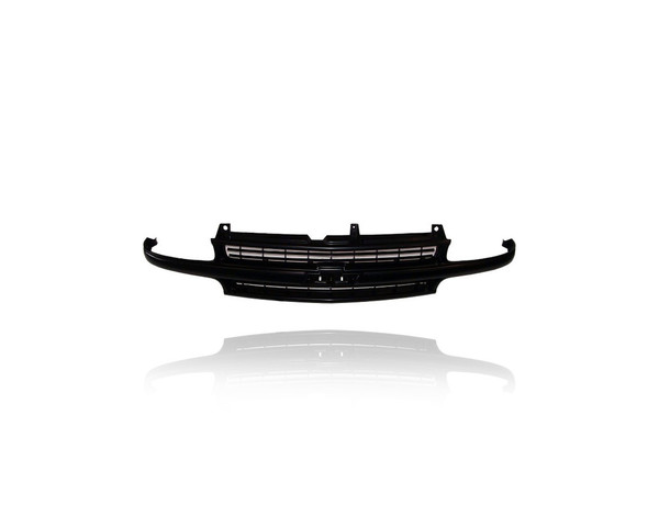 Grille - Compatible/Replacement for '00-06 Chevrolet Suburban/Tahoe - Black Frame/Insert, With Emblem Provision - 19131244