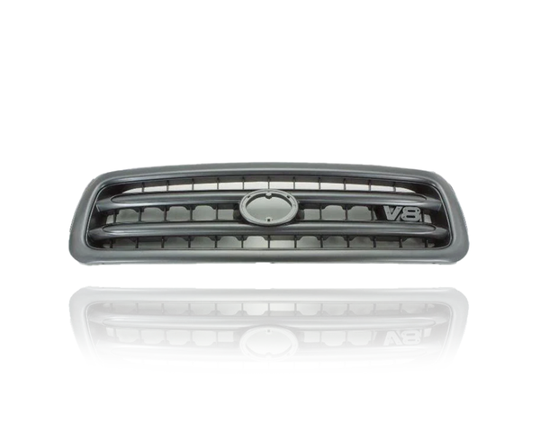 Grille - Compatible/Replacement for '01-04 Toyota Sequoia SR5 - Dark Gray, With Emblem Provision - 531000C030C0
