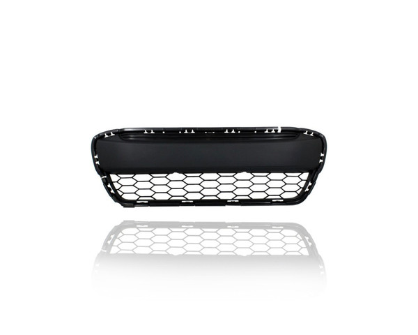 Grille - Compatible/Replacement for '12-13 Honda Civic Coupe (Exclude SI/2.4L) - Front Bumper Lower, Dark Gray - 71105TS8A01