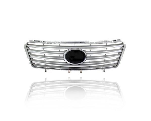 Grille - Compatible/Replacement for '10-12 Lexus ES350 - Main Upper Black Frame, Silver Insert Without Sensor Hole, With Emblem Provision - 5311233080