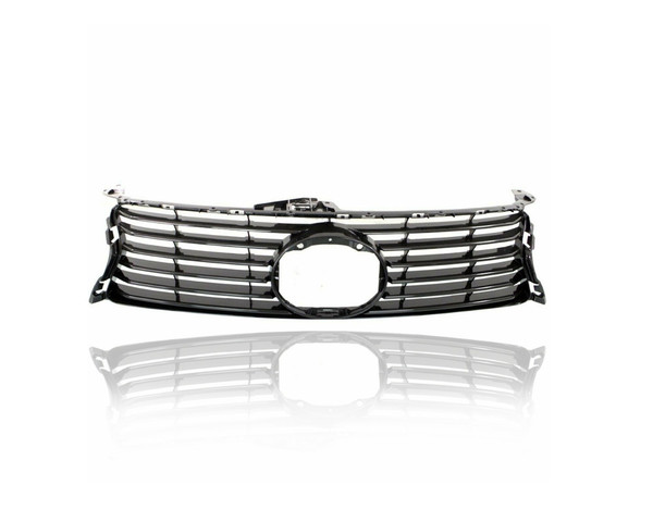 Grille - Compatible/Replacement for '13-15 Lexus GS350/450h Base - Main Upper Black Line Bar Insert, With Emblem Provision - 5311130D90