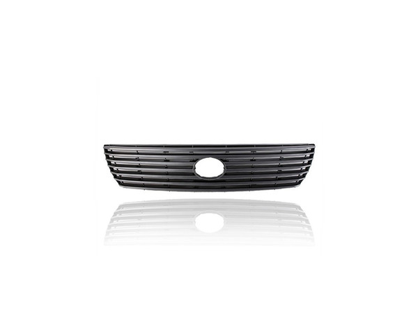 Grille - Compatible/Replacement for '01-03 Lexus LS430 - Main Upper, Dark Gray, With Emblem Provision - 5311250090
