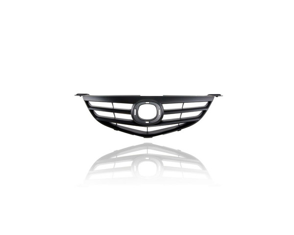 Grille - Compatible/Replacement for '04-06 Mazda Mazda3 Sedan S/Touring/Grand - Main Upper Emblem, Black Frame Insert, With Emblem Provision - BN9G50710C08