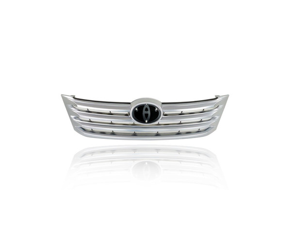 Grille - Compatible/Replacement for '11-12 Toyota Avalon - Main Upper, Chrome Frame Black Insert, With Emblem Provision - 5310107060