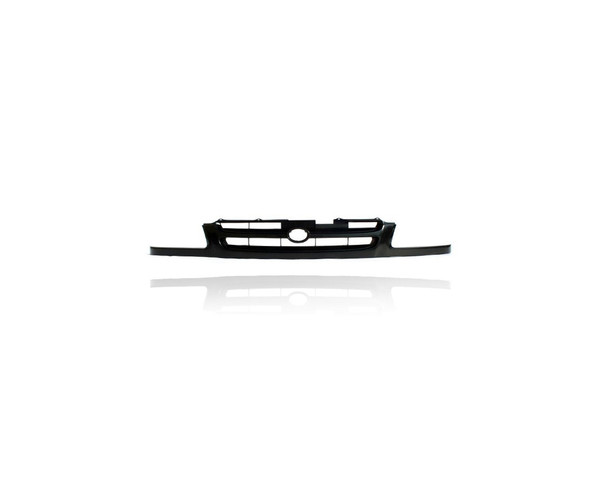 Grille - Compatible/Replacement for '98-00 Toyota Sienna - Black, With Emblem Provision - 5310008010C0