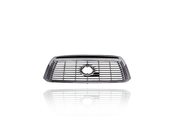 Grille - Compatible/Replacement for '12-13 Toyota Tundra Limited - Chrome Outer Frame, Chrome Insert Billet, With Emblem Provision - 531000C270
