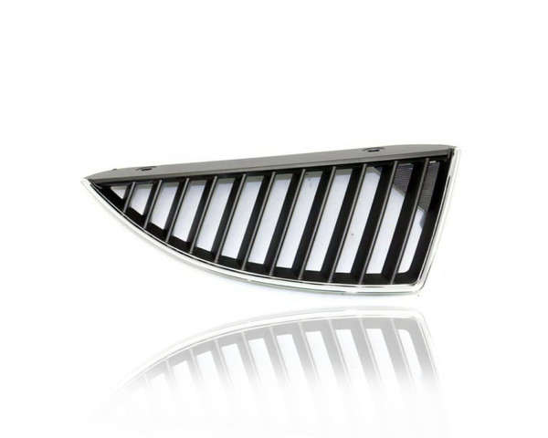 Grille - Compatible/Replacement for '04-05 Mitsubishi Lancer Sedan - Chrome/Silver, Right Hand - Passenger - MN161114