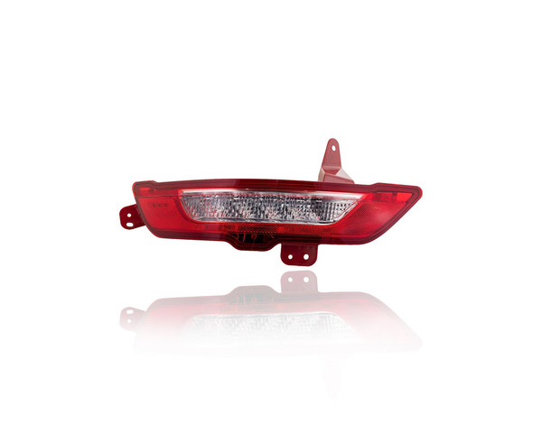 Bumper Reflector - Compatible/Replacement for '15-19 Lincoln MKC - LED Without Rear Fog Lamp - Left Hand - Driver - EJ7Z15500B - CAPA