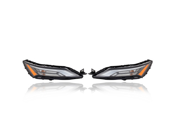Daytime Running Light - Compatible/Replacement for '21-23 Nissan Rogue S/SV/SL (Japan-Built) - Pair, Left Driver + Right Passenger Set - 261206RR0D, 261256RR0D