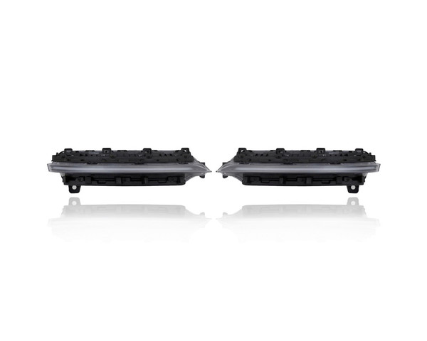 Daytime Running Light - Compatible/Replacement for '21-23 Kia Seltos - LED, Stripe Bar - Pair, Left Driver + Right Passenger Set - 92109Q5000, 92108Q5000