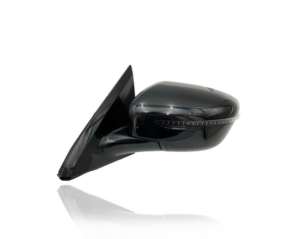 Door Mirror - Compatible/Replacement for '18-20 Nissan Pathfinder SV - Heated With Signal Lamp, Without Memory & Camera, Unpainted - Left Hand - Driver - 963029PJ9B