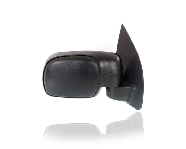 Door Mirror - Compatible/Replacement for '00-05 Ford Excursion - Manual Paddle Swing Lock, Non-Extendable Textured - Right Hand - Passenger - YC3Z17682CAA
