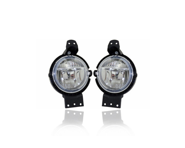 Fog Light - Compatible/Replacement for '11-14 Mini Cooper Countryman, 13-16 Paceman - Pair, Left Driver + Right Passenger Set - 63179802163