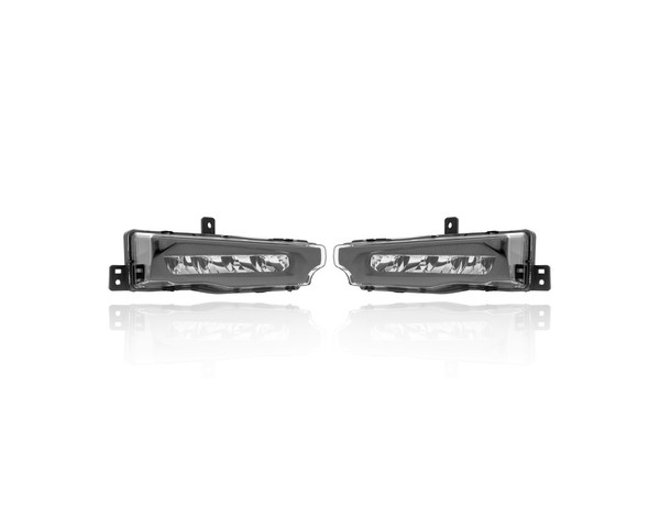 Fog Light Assembly - Compatible/Replacement for '20-21 BMW X3/X4 - LED - Pair, Left Driver + Right Passenger Set - 63179492772, 63179492771