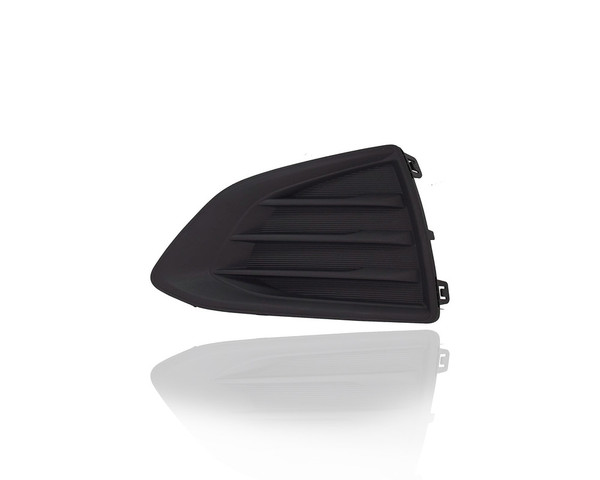 Fog Light Cover - Compatible/Replacement for '19-19 Chevrolet Cruze Sedan/Hatchback L/LS/LT/Diesel - Textured Without Hole/Chrome Molding - Left Hand - Driver - 42550367