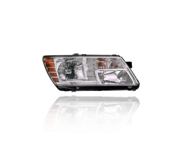 Headlight Assembly - Compatible/Replacement for '09-20 Dodge Journey - Halogen, Chrome Interior Bezel - Right Hand - Passenger - 5116288AD