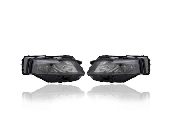 Headlight Assembly - Compatible/Replacement for '21-23 Nissan Rogue S (USA-Built) - LED - Pair, Left Driver + Right Passenger Set - 260106RR6A, 260606RR6A - CAPA