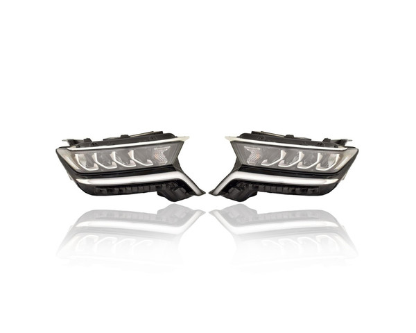 Headlight Assembly - Compatible/Replacement for '21-22 Kia Sorento - LED, Multi-Focus Reflector Without Integrated Daytime Running Light - Pair, Set - 92102R5000, 92101R5000