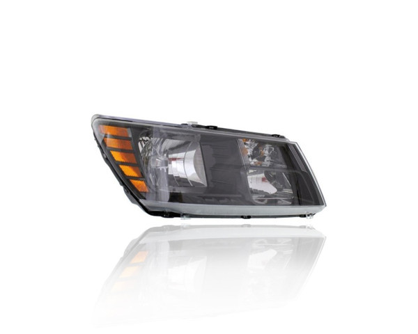 Headlight Assembly - Compatible/Replacement for '14-20 Dodge Journey - Halogen, Black Bezel - Right Hand - Passenger - 68200084AC