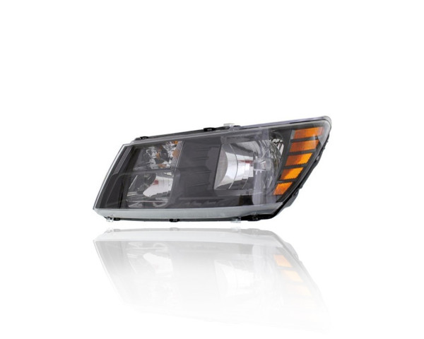 Headlight Assembly - Compatible/Replacement for '14-20 Dodge Journey - Halogen, Black Bezel - Left Hand - Driver - 68200085AB
