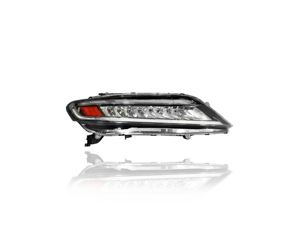 Headlight Assembly - Compatible/Replacement for '16-17 Honda Accord Coupe Touring - LED - Right Hand - Passenger - 33100T3LA51
