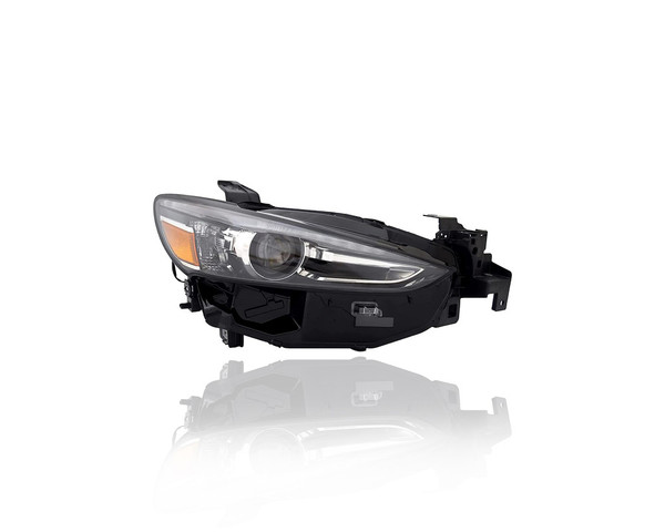 Headlight Assembly - Compatible/Replacement for '18-21 Mazda Mazda6 Sport/Touring/Grand - LED Without Auto Level - Right Hand - Passenger - GRF551031A - CAPA