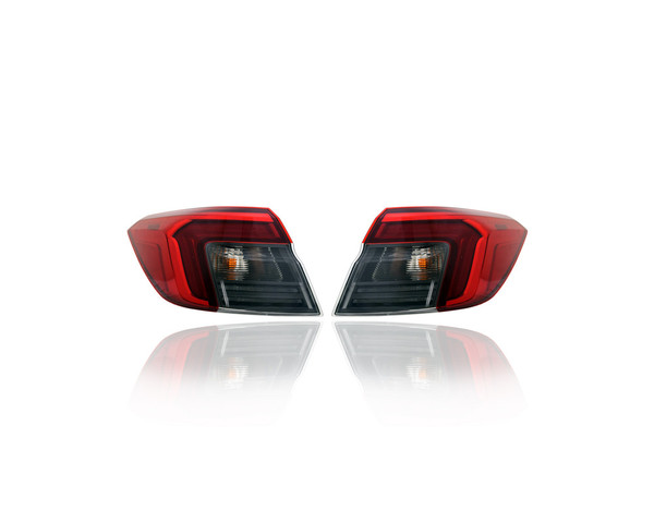 Tail Light Assembly - Compatible/Replacement for '22-23 Honda Civic Sedan - LED, Outer Body - Pair, Left Driver + Right Passenger Set - 33500T20A01, 33550T20A01
