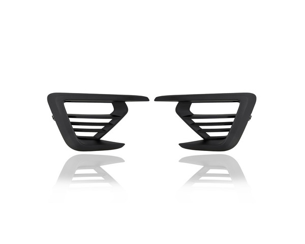 Fog Light Cover - Compatible/Replacement for '18-21 Ford Expedition/Max XLT For Halogen Lamp - Pair, Left Driver + Right Passenger Set, JL1Z15A246AA, JL1Z15A245AA