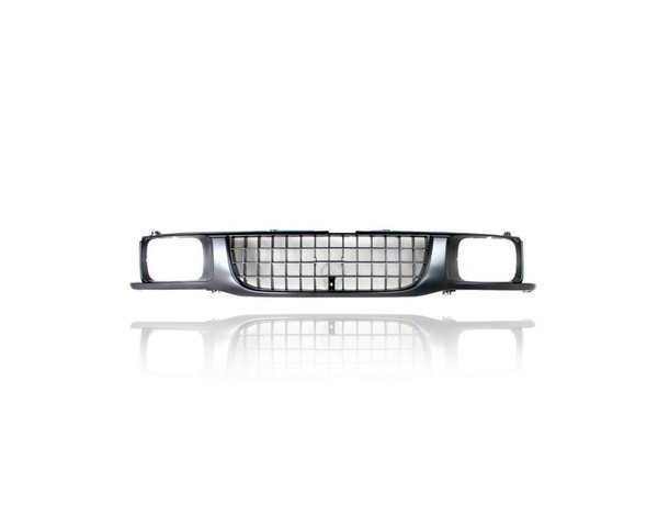 Grille - Compatible/Replacement for '93-95 Isuzu Pickup - Gray Frame Gray Insert, Emblem Provision - 8970450642