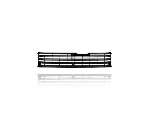 Grille - Compatible/Replacement for '81-82 Toyota Tercel DLX - Chrome Frame Black Insert - 5310116060