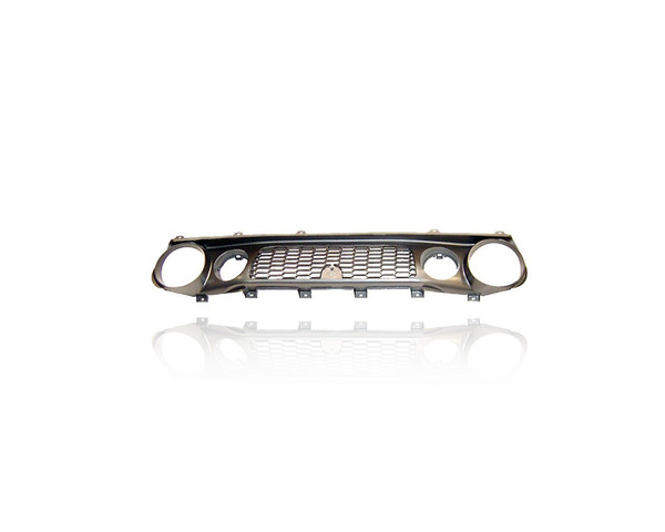 Grille - Compatible/Replacement for '74-76 Nissan B210/Datsun Sunny - Silver/Gray, Emblem Provision - 62302H5500