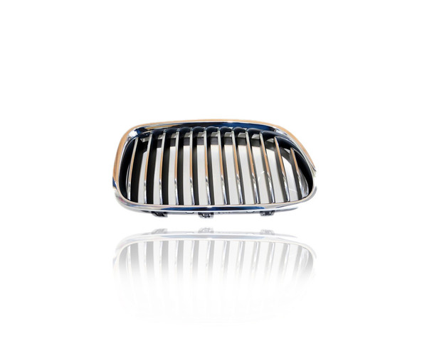 Grille - Compatible/Replacement for '11-13 BMW 5-Series Sedan - Chrome - Right Hand - Passenger, 51137203650