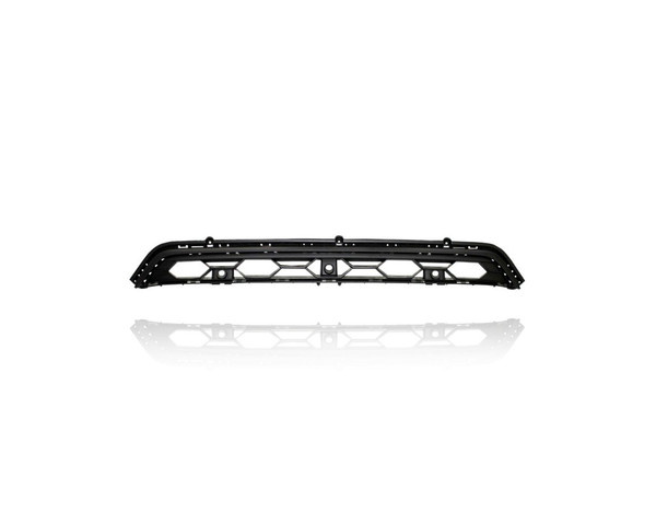 Grille - Compatible/Replacement for '18-21 Volkswagen VW Tiguan (Exclude R-Line) - Lower With Sensor Hole, Without Camera Hole, Black - 5NN853671E9B9