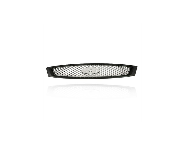 Grille - Compatible/Replacement for '05-07 Ford Focus Sedan - Black, Emblem Provision - 5S4Z8200BAC