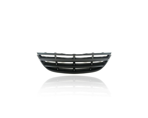 Grille - Compatible/Replacement for '04-06 Kia Spectra/5 Sedan/Hatchback - Main Upper Black Frame Line Bar Insert - 863502F050