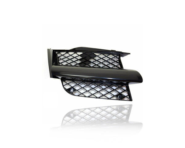 Grille - Compatible/Replacement for '03-04 Mitsubishi Outlander - Upper Insert, Black - Right Hand - Passenger, MN133230