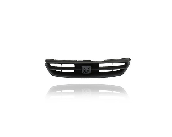 Grille - Compatible/Replacement for '98-00 Honda Accord Coupe - Black, Emblem Provision - 75101S82A01