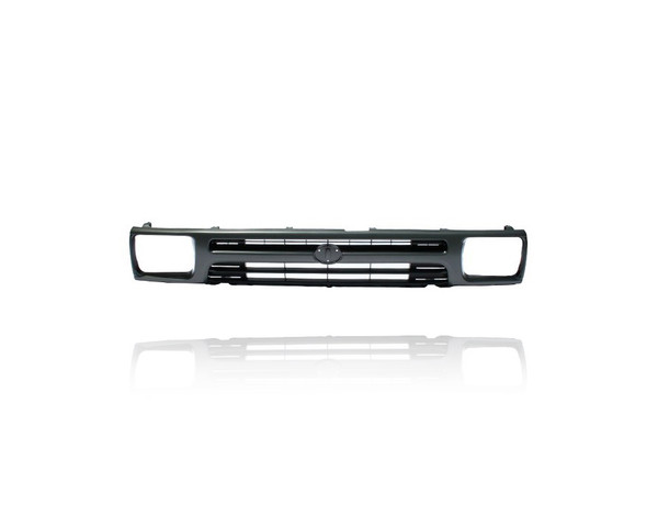 Grille For 5311135060 92-95 Toyota Pickup 2WD Standard - Front, Black, One Piece, With Emblem Provision