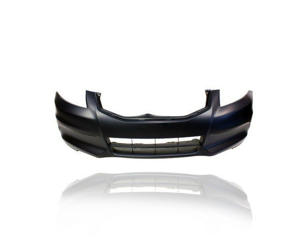 Bumper Cover - Compatible/Replacement for '11-12 Honda Accord Sedan LX/LXP/SE/EX/EXL 4Cy - Front, Primed Without Foglamp Hole, 04711TA0A91ZZ CAPA