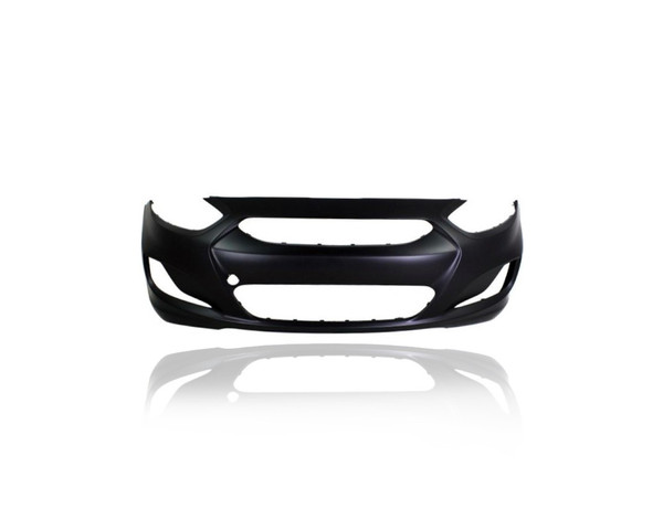 Bumper Cover - Compatible/Replacement for '12-13 Hyundai Accent Sedan/Hatchback - Front, Primed, 865111R000 CAPA
