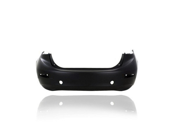 Bumper Cover - Compatible/Replacement for '14-18 Mazda Mazda3 Sedan - Rear Primed, BJS750221ABB CAPA
